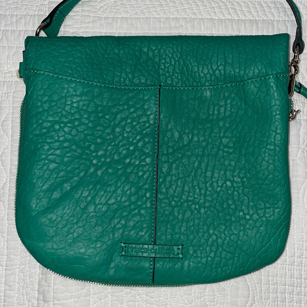 Green vince camuto cross body bag